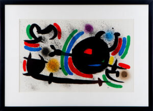 Lot 156: An original lithograph by Spanish artist Joan Miro